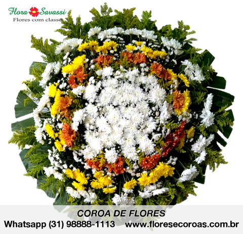 Coroa de flores Itabirito floricultura entrega coroas Itabirito MG